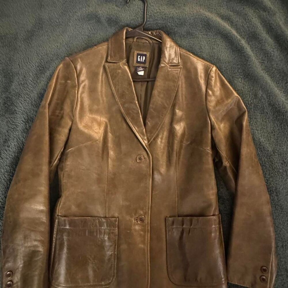 Y2K Gap Olive Green Women's Blazer Jacket